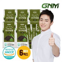 GNM 운남성 보이차 분말 스틱 6박스 총 90포, 1g, 90개