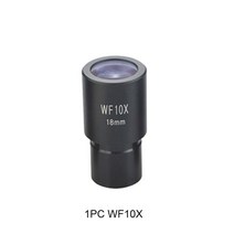 생물 현미경 접안 렌즈 WF5X WF10X WF15X WF16X WF20X WF25X 현미경 렌즈 액세서리 광각 렌즈 단안 안구, 1PC WF10X
