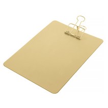 무어스튜디오 A5 골드 메탈 클립보드