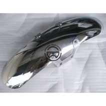 가와사키w800 카와사키 W400 W650 빈티지 튜닝 프론트 진흙 기와 앞펜더, 블랙