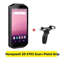 북스캐너 책스캔 안드로이드 9.0 GMS 4G 휴대용 LTE NFC RFID 리더 데이터 터미널 PDA 2D 레이저 바코드, 06 Honeywell 2D Pistol_03 EU