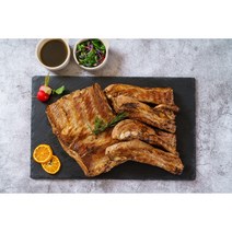 믿지육 바베큐립 스페어립 돼지 통갈비 2.3kg, 1개