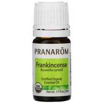 PRANAROM 에센셜 오일 유향 5ML(0.17FL OZ), 단색, 한 사이즈