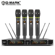 마이크 유투브 녹음 무선 - k 440 m 4채널 핸드헬드 다이나믹 홈 노래방 파티, 협력사