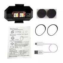 LED경광등 경광봉 신호봉 주차스토퍼 1 pc 범용 led 충돌 방지 경고등 미니 신호등 uav 스트로보 라이트 포함 7 색 신호 표시등 21, 검은색