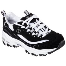 스케쳐스 딜라이트 여성 Shoes Black Dlites Skechers Sport 11930 BKW Comfort Memory Foam Sneaker