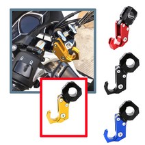 PCX 125 고리 후크 훅 핸들바 헬멧걸이 알루미늄후크홀더 스쿠터 바이크용품, (02)블루