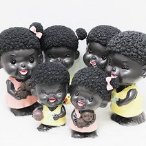 추억의 못난이 인형 소/중/대 레트로 인테리어 소품, 중-여아오리