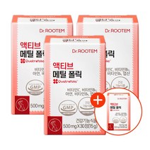닥터루템 액티브 메틸 폴릭 800 활성형 활성 엽산 3+1 추가증정, 120정, 3+1개