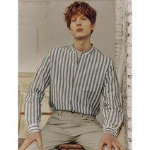 로가디스 [로가디스] 그린 리넨 혼방 스트라이프 긴팔 셔츠 (RY2364P52M)