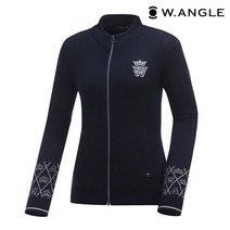 *본사직영* [와이드앵글] 여성 클럽스칸딕 소매포인트 풀집업가디건 WWU19K35N4