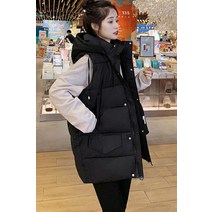 후드 골프웨어 롱 후드 빅사이즈 골프방풍 큰사이즈 패딩조끼 점퍼 엄마 따뜻한