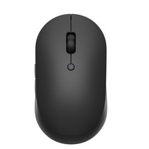 무선마우스 게이밍 무선 마우스 블루투스 마우스 노트북 무선 마우스Orignial Xiaomi Mi 무선 듀얼 모드 마, 02 Black, 한개옵션1