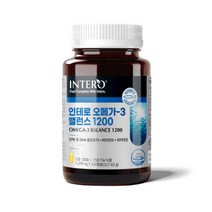 인테로 오메가3 1200mg 180캡슐 6개월분 미국산