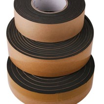 EVA 단면 스폰지테이프 흑색 폭 25MM 두께선택 두께1MM 마찰방지 소음방지, 두께2mm