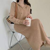 디애이치 달트 4 color 후드 롱 원피스