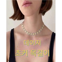 데이지 꽃 초커 목걸이 보헤미안 원피스 캐쥬얼등 다양한 스타일
