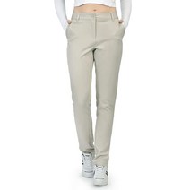 Lesmart 여성용 퀵드라이 캐주얼 스트레치 경량 5포켓 팬츠 베이지 16