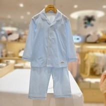 [오가닉맘] 아동 스트블루긴소잠옷 MISSSW02