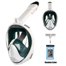 스노클링마스크 스쿠버 프리 다이빙 마스크 풀 페이스 수영 장비 물안경 스노쿨링, 색상 07, 협력사, lxl