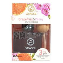 불스원 프리미엄 그라스 차량용 디퓨저 105ml, 2개, 자몽 피오니