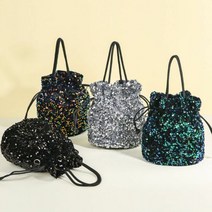 여자토드가방 여성 패션 스팽글 토트백 가방 반짝이 크로스