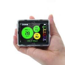 실내용 미세먼지 측정기 포름알데히드 TVOC PM2.5, 장식버전-PM2.5+포름알데히드+온도및습도