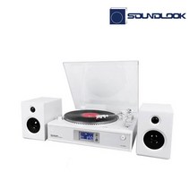 사운드룩 턴테이블 SLT-5080PRO 올인원 턴테이블 스피커 세트, 선택1 화이트