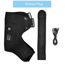 염에 대한 전기 적외선 가열 어깨 교정기 팔꿈치 부상 경련 탈구 통증 완화를위한 뜨거운 압축 무릎 패드, 플러그 없이