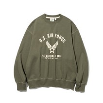 유니폼브릿지 UNIFORM BRIDGE air force sweatshirt olive