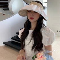 라라티나 여성 쉘 와이드 썬캡