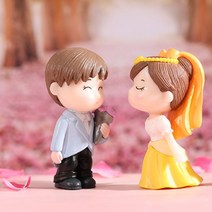 미니피규어 웨딩 커플 결혼식 미니어처 DIY 만들기 재료 3036, 옐로우