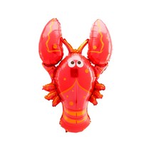 파티짱 은박 호일 모양 생일 웨딩 여름 풍선, 가재 호일 풍선