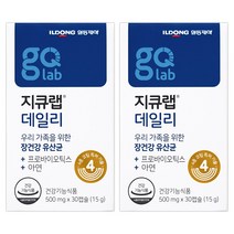 일동제약 지큐랩 데일리 장건강+면역력, 30캡슐, 2개