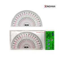 각종 자 모음/각도기/삼각자/모양자/방안자 30cm 50cm 수학준비물, 1개, 각도기