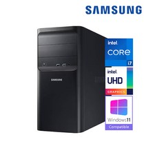 삼성전자 컴퓨터 i7-8700 T8A 정품 윈도우11 Pro 탑재 사무용 데스크탑 PC 본체, 기본스펙 RAM16GB 변경, 삼성 T8A i7-8700+8GB+500GB