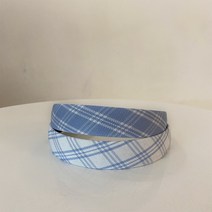 시나몬걸 하이틴 체크 2color 머리띠 포인트 헤어밴드