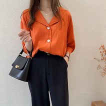 헤이슈 카라 여성 블라우스