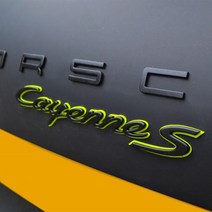 포르쉐 하이브리드 전용 투톤 휀다 트렁크 리어 이니셜 엠블럼 파나메라 마칸 카이엔 터보 4 S, 파나메라실버
