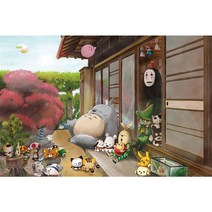 이웃집토토로 캐릭터 직소퍼즐 지브리 애니 굿즈 집콕 생활 스트레스해소 친구 가족 선물용, 토토로-11, 300피스