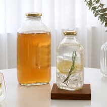 델몬트 훼미리 유리병 4종 택1 감성레트로 카페템, 1.미니 180ml