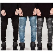 남성바지 오토바이 바이크 데님 진 청바지 라이더 팬츠 당일발송