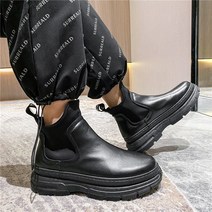 남성 워커부츠 walker boots 829# 블랙 미들 부티 슈트 통가죽장화 뉴타임즈 Z