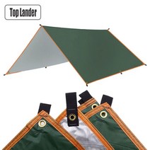 헥사타프 블랙코팅타프 3x5m 3x4m 태양 보호소 텐트 tarp beach 방수 그늘 야외 캠핑 해먹 레인 풀 tarpaulin garden tourist awning, 초록