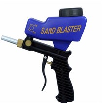 샌드블라스트 샌드블라스터 휴대용 중력 sandblasting 총 공압 sandblasting 세트 녹 발파 장치 조절 미니 발파 기계 스프레이 건, 파란색