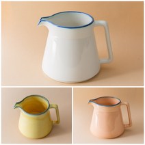 피어몰 이천도자기 팔레트 도자기 저그 2호 850ml, 옐로우