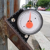 각도기 고정밀 각도기 포인터 자기 측정기 경사 기울기 수준 눈금자 다기능 경사계, 한개옵션0