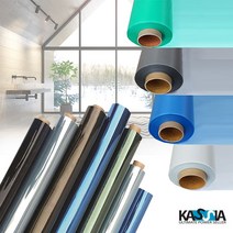 카시아 유리창 화장실 단열필름 비산방지 자외선 냉열차단 사계절 멀티필름, 투명 필름, 투명그린