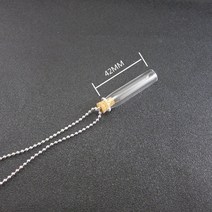 향수목걸이 공병 팬던트 티타늄 아로마 크리스탈 도자기 커플3pcs 빈 병 neklace 미니 작은 유리 병 명확한 코르크 마개 항아리 소원 병 선물 향수 병
