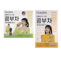 올따옴기획 티젠 콤부차 파인30T 1개+유자10T 1개